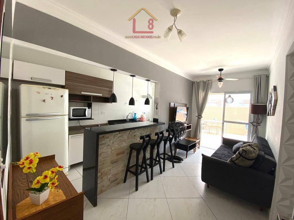 Apartamento Garden com 1 quarto, 74m², à venda em Praia Grande, Mirim - casa8imoveis